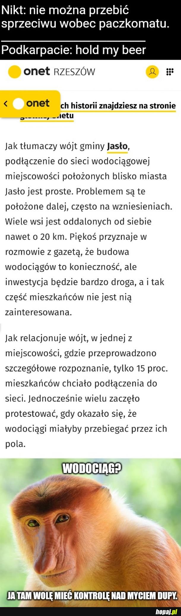 Podobno Edyta Górniak nie ma orgazmów od kiedy ma bieżącą wodę.