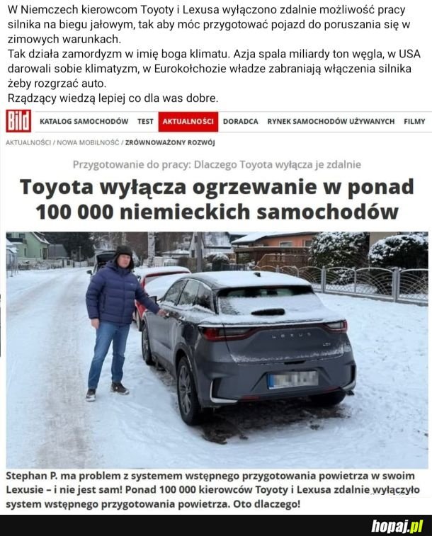 Absurdy w imię urojeń lewaków