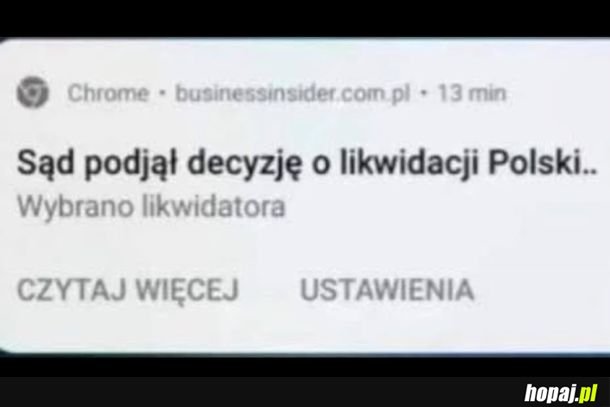 A więc zaczęło się