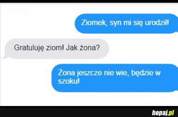 żona...