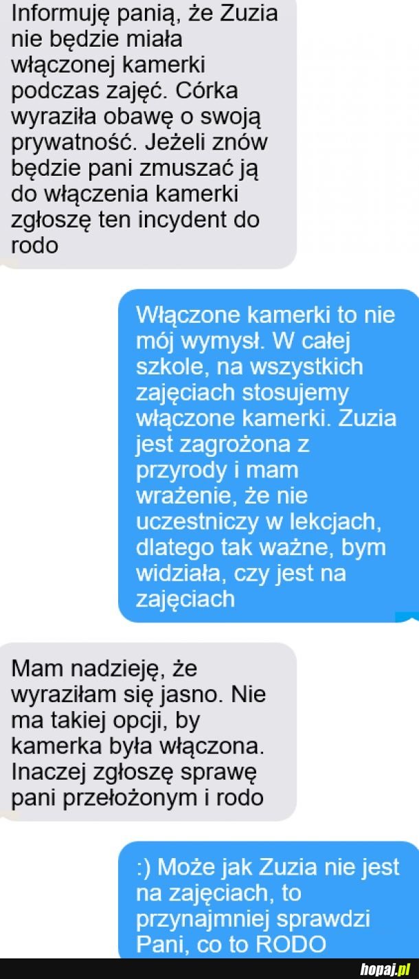 Madka straszy RODO