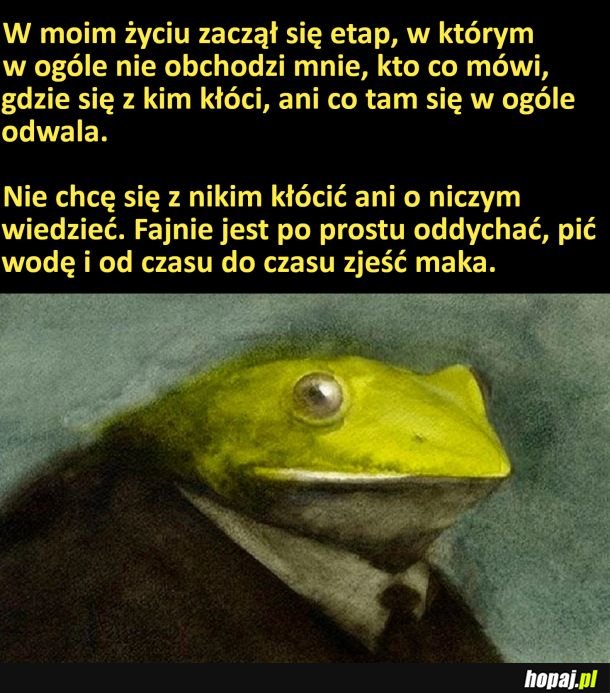 Nowy etap w życiu