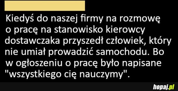 Wszystkiego nauczymy