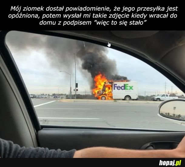 Przesyłka opóźniona