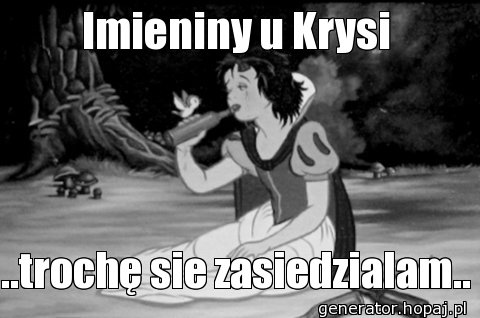 Imieniny u Krysi