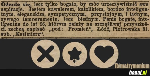 TAK SIĘ KIEDYŚ SPEŁNIAŁO MARZENIA