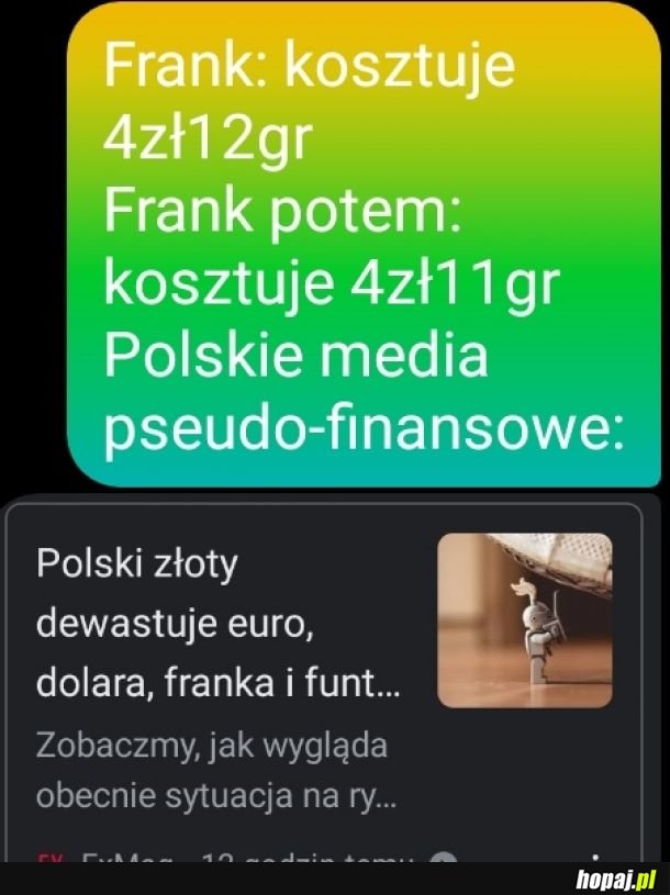 Frankowicze się ucieszą