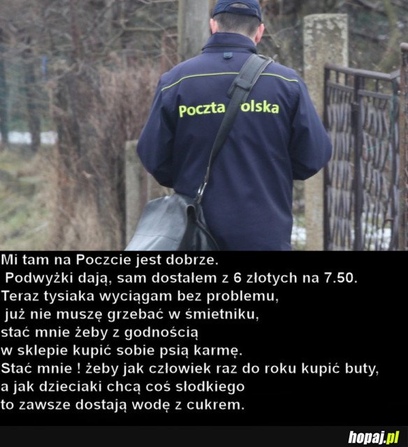 MOJA PRACA-LISTONOSZ