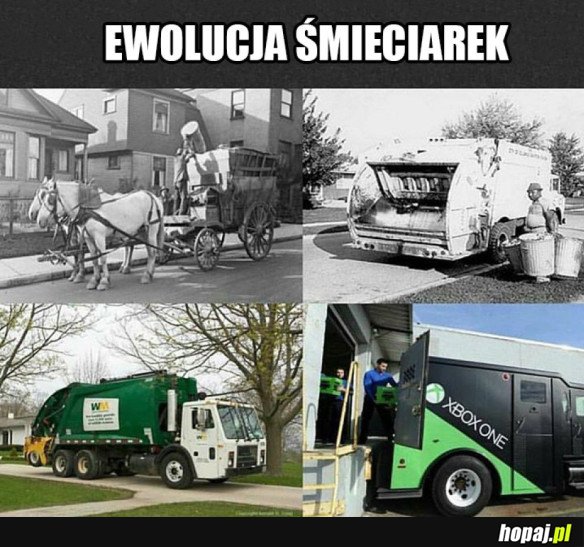 EWOLUCJA ŚMIECIAREK