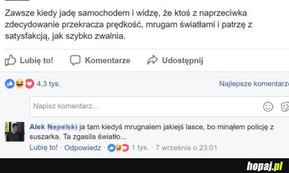 ZAWSZE KIEDY JADĘ SAMOCHODEM 