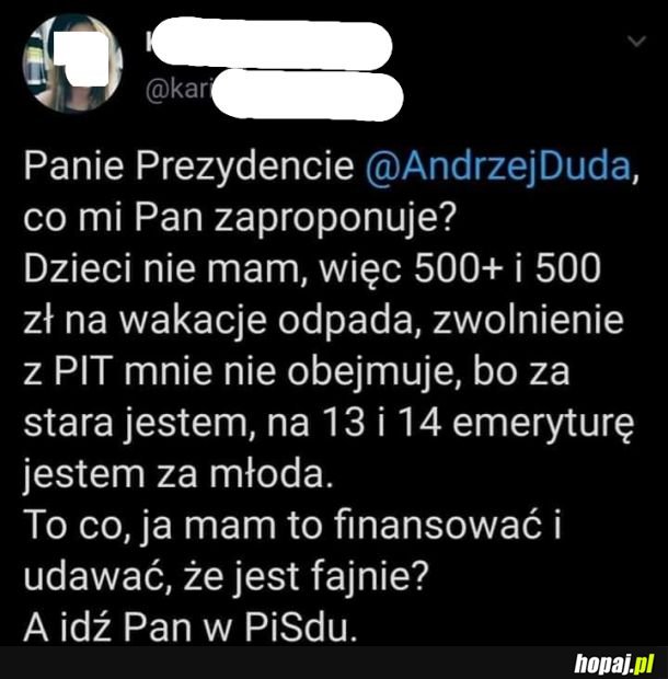 Jestem poza grupą docelową