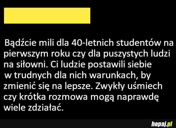 Każdy kiedyś zaczynał