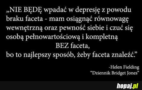 Nie będę wpadać w depresję z powodu braku faceta!