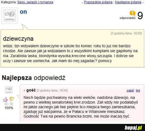 JAK ZAGADAĆ DO DZIEWCZYNY