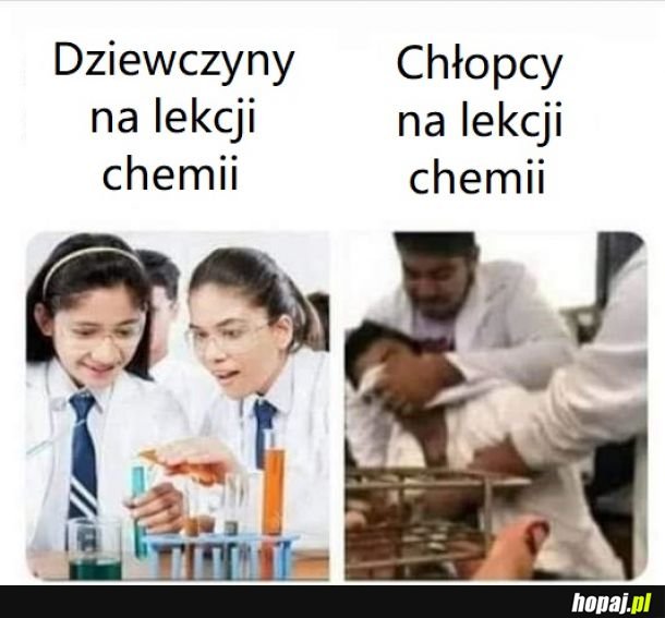 Lekcja chemii