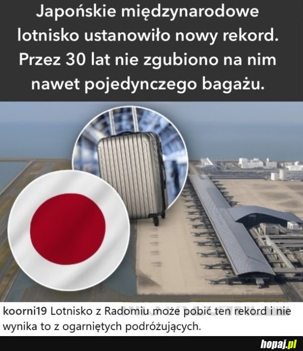 Lotnisko w Japonii ma konkurencję
