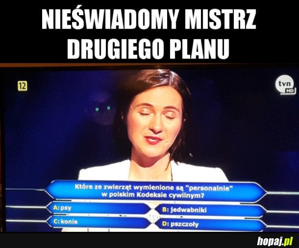 MISTRZ DRUGIEGO PLANU