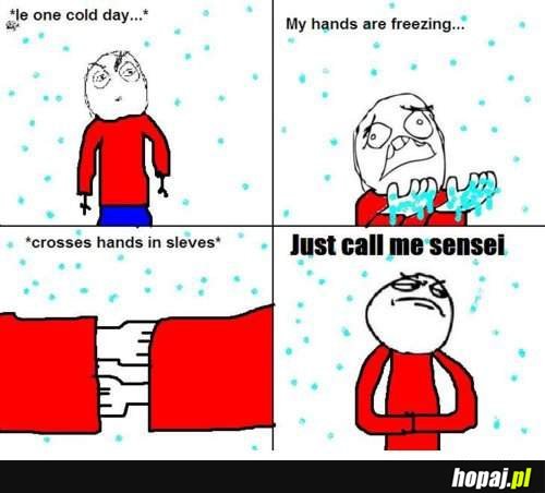 Cold day...