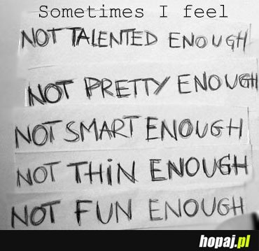 Sometimes I feel