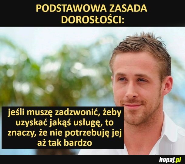 Podstawowa zasada dorosłości