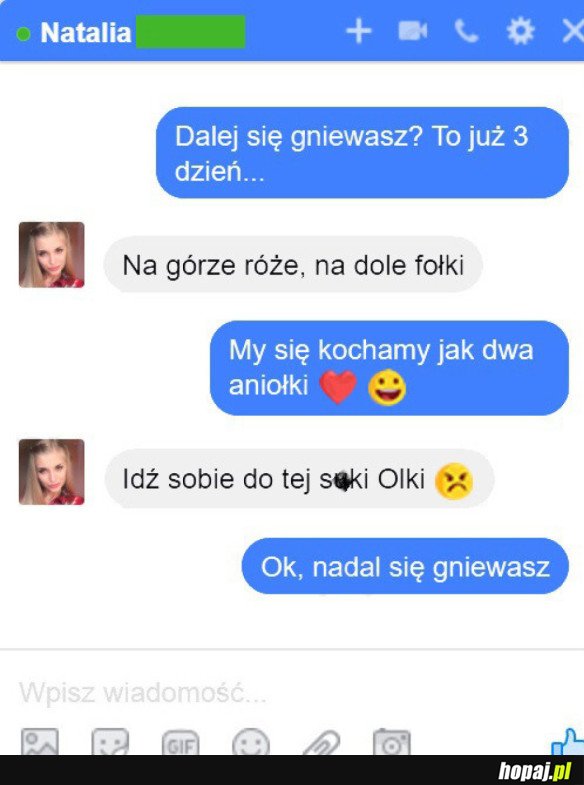 Gniewasz się?