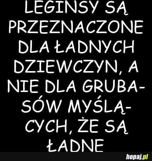 Dla kogo są leginsy?