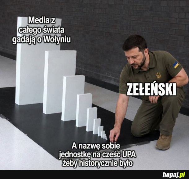 Podobno dzieki temu odwrócił uwagę społeczeństwa od wyprowadzenia jakiejś zacnej kwoty z pomocy miedzynarodowej