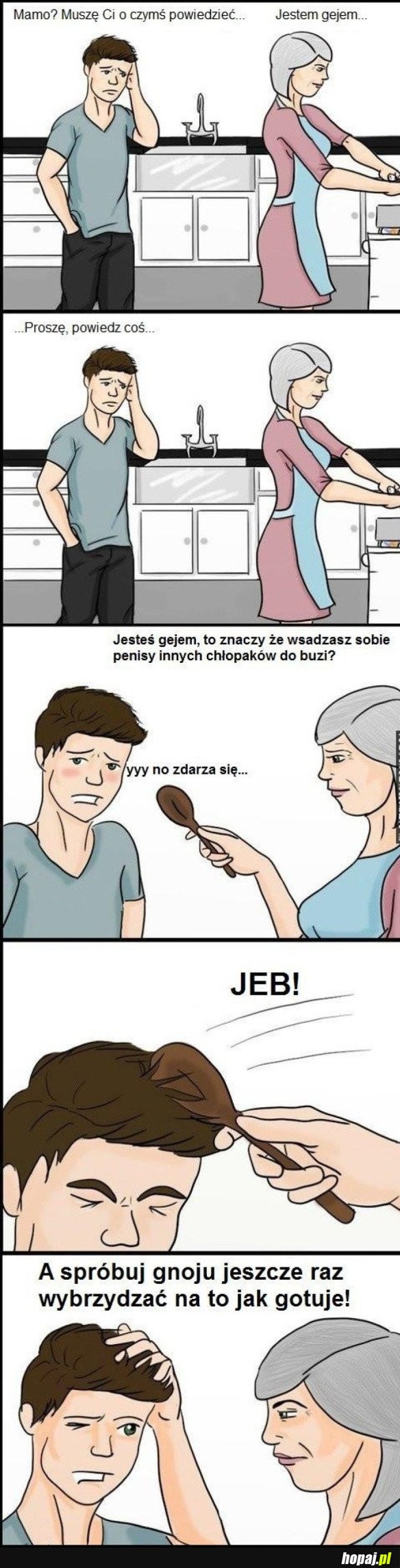 KIEDY MÓWISZ MAMIE, ŻE JESTEŚ GEJEM...