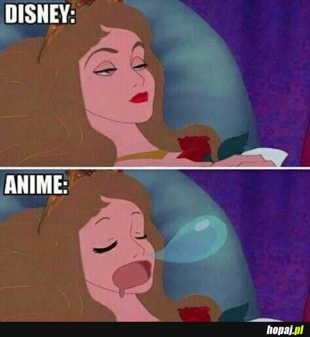 Disney vs Anime