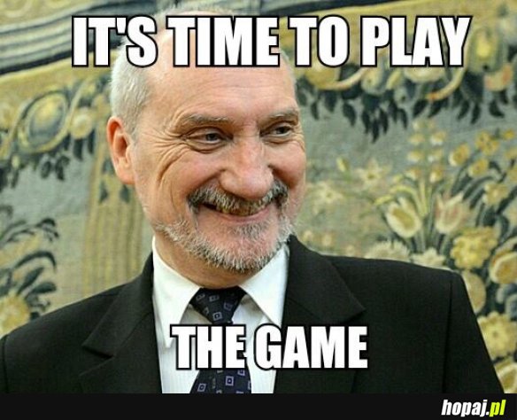 Time to play