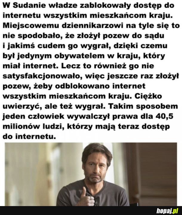 To była dobra historia