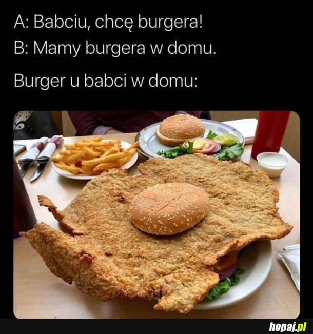 Babciny burger