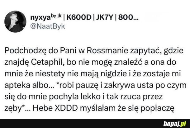 Pani w Rossmanie