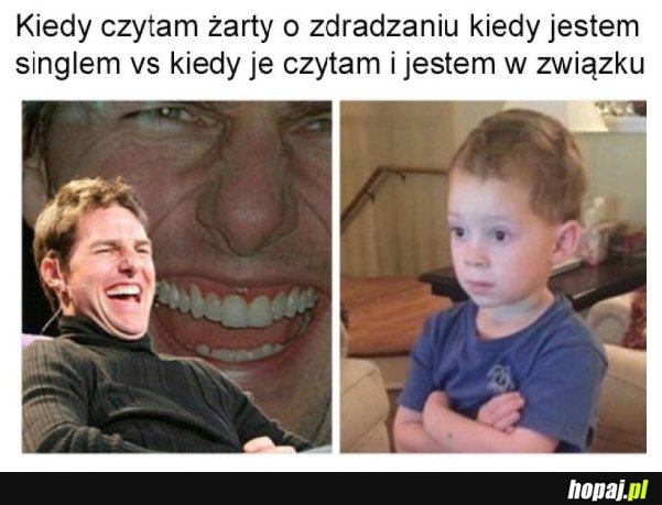 KIEDY CZYTAM ŻARTY O ZDRADZIE