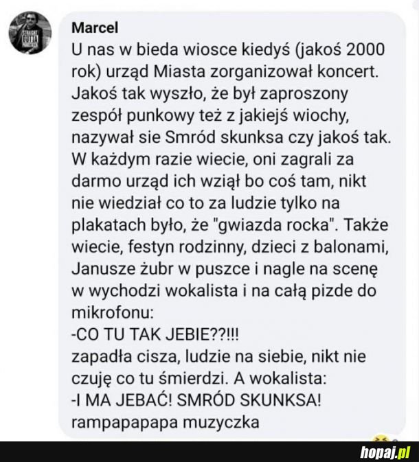 Wasza muzyka odmieniła moje życie