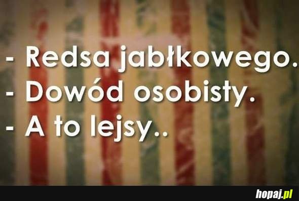 Dowodzik jest?