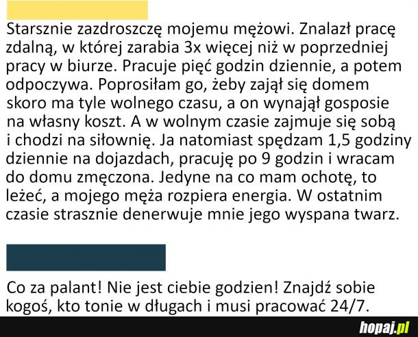 Niech znajdzie innego