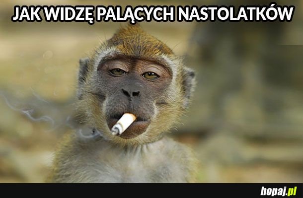 Jak widzę palących nastolatków