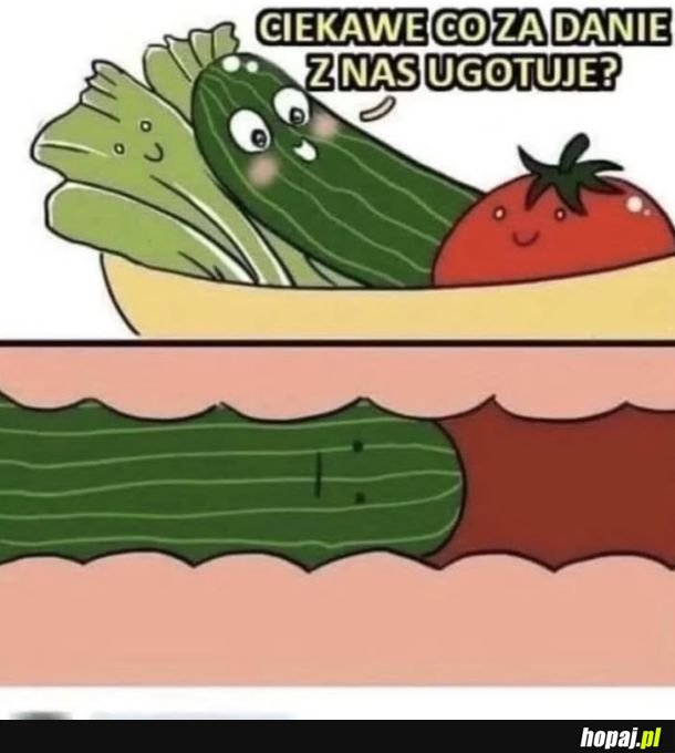 Biedna dziąsłami musi żuć