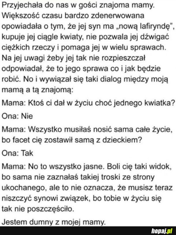 Dumny z mamy