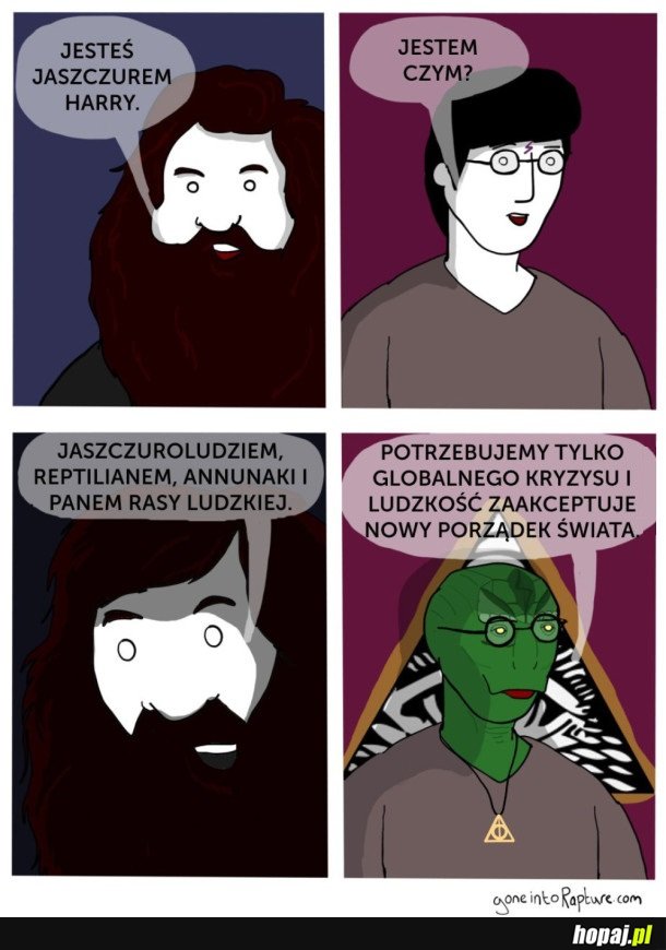 JESTEŚ JASZCZUREM HARRY