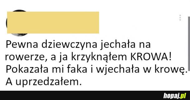 Uprzedzałem