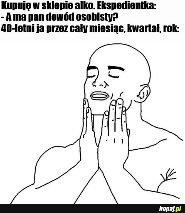 Grzeje jak słoneczko w lipcu. 