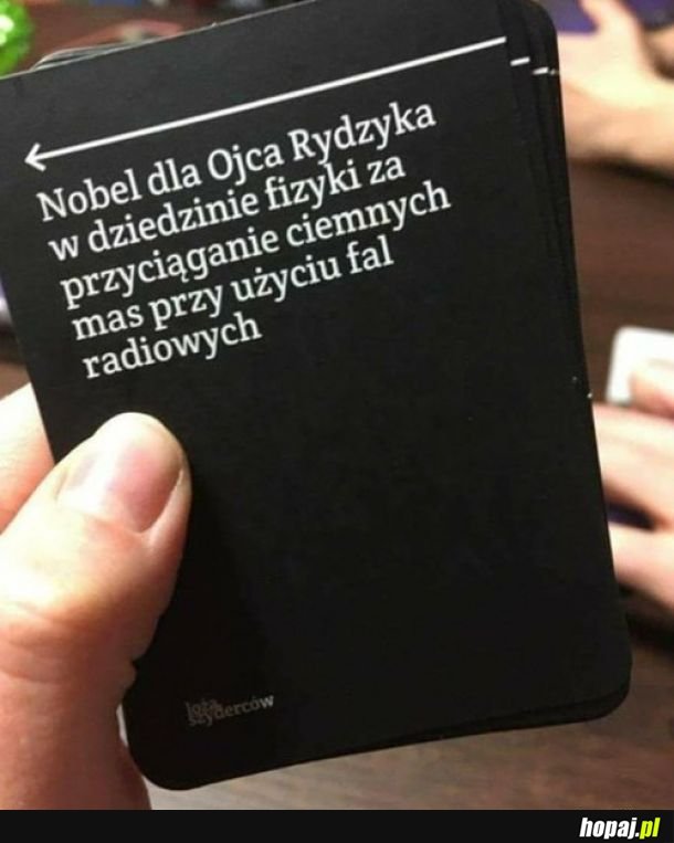 Nobel dla Rydzyka... XD