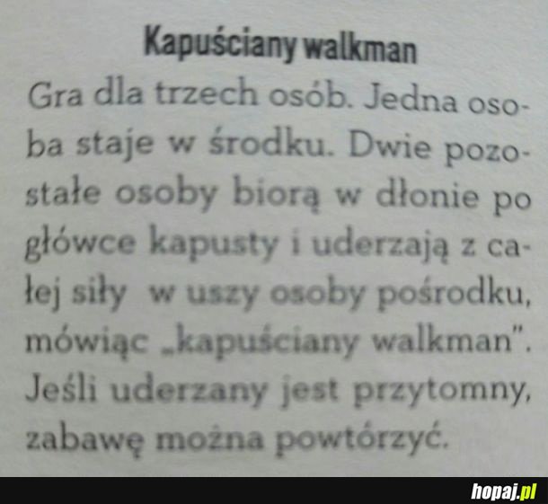 Kapuściany walkman