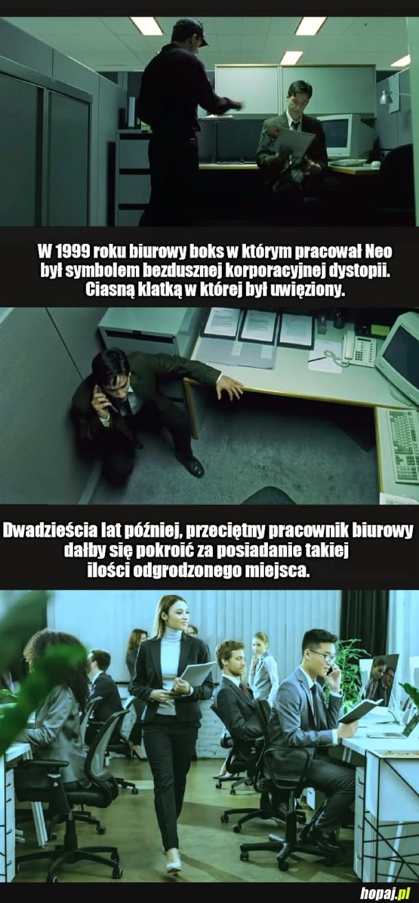 Matrix był optymistyczną i humanitarną symulacją