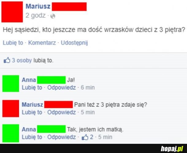 Dość wrzasków