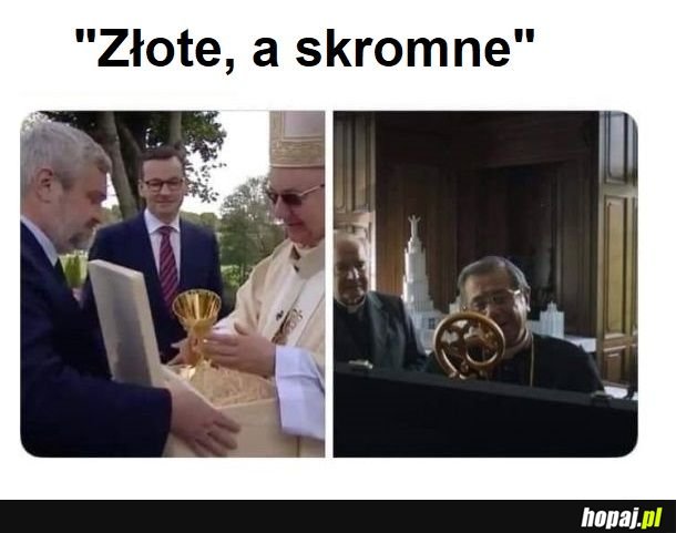 Złote, a skromne