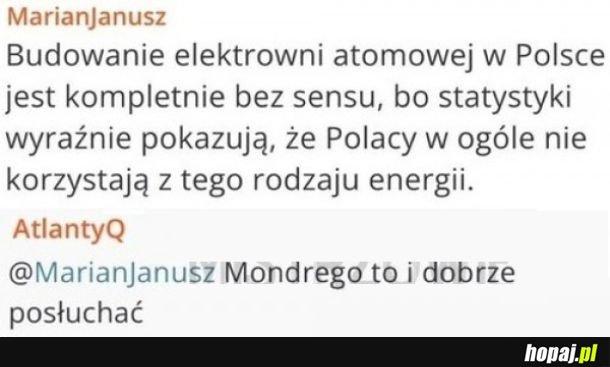 Mondrego to i dobrze posłuchac