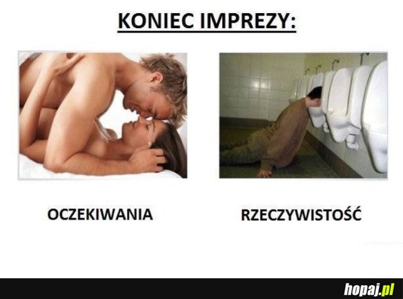 Koniec imprezy